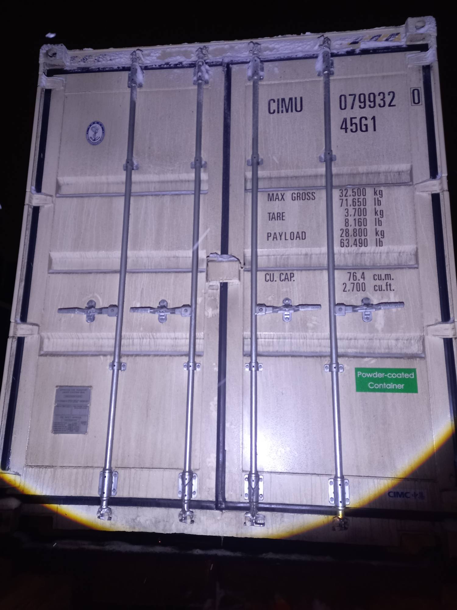 Морской контейнер CIMU0799320