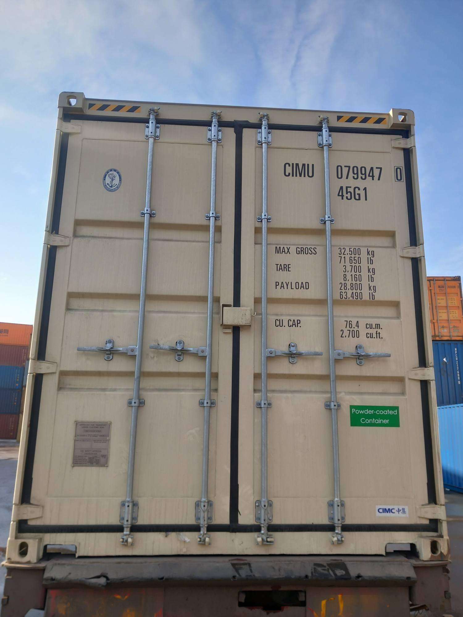 Морской контейнер CIMU0799470