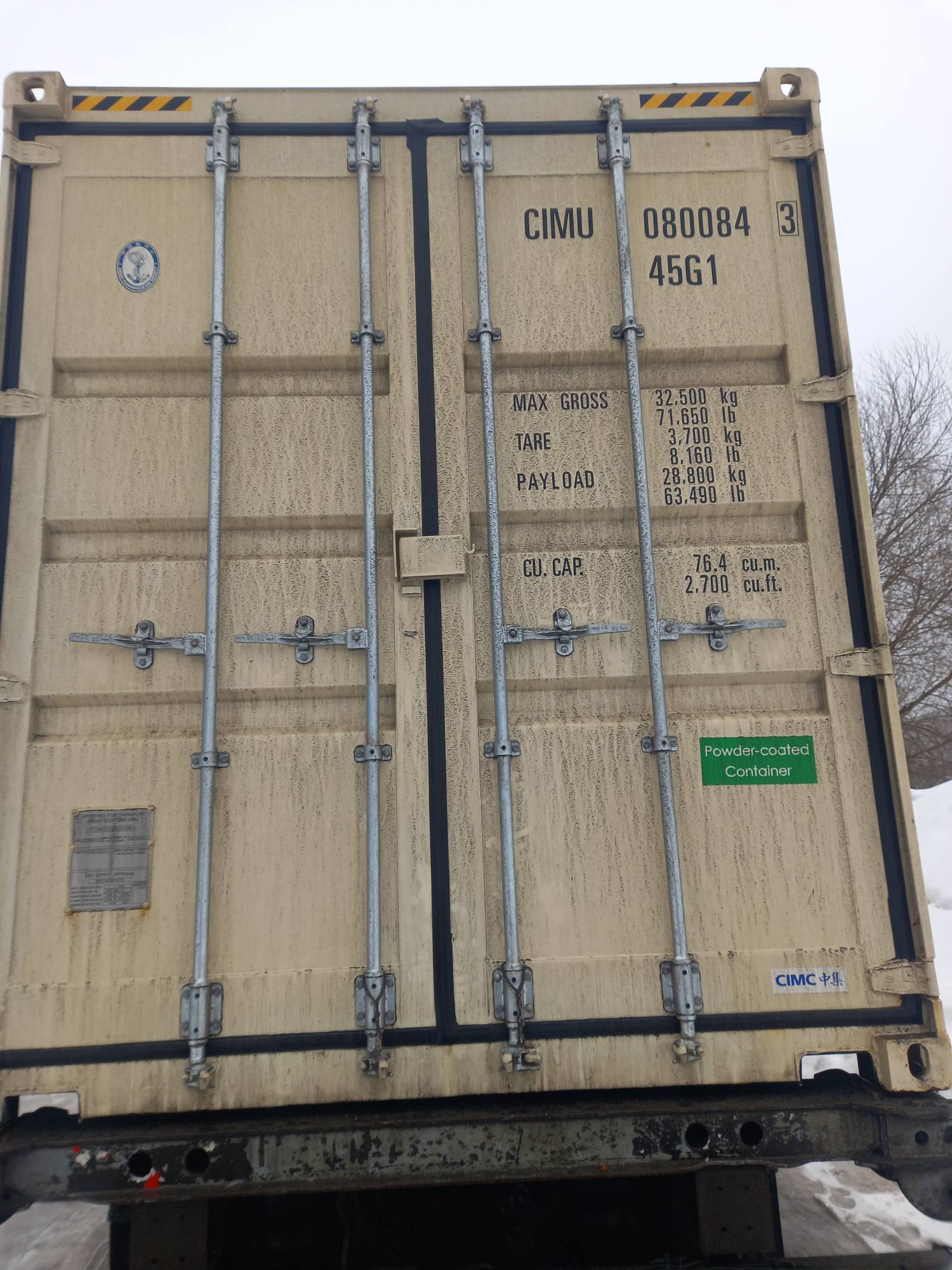 Морской контейнер CIMU0800843