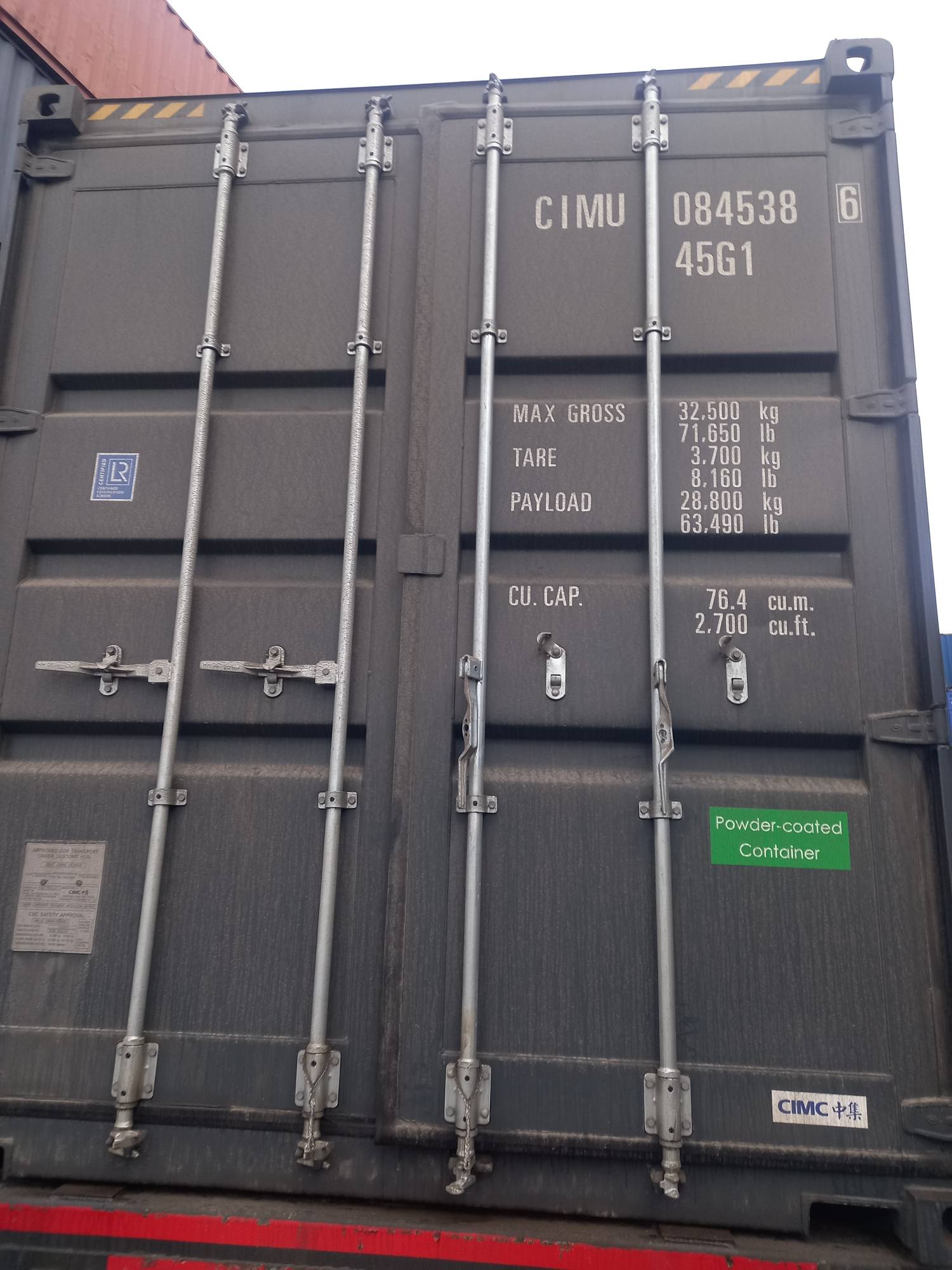 Морской контейнер CIMU0845386