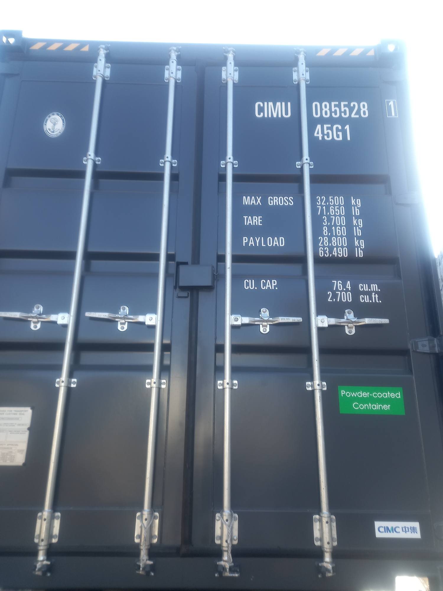 Морской контейнер CIMU0855281