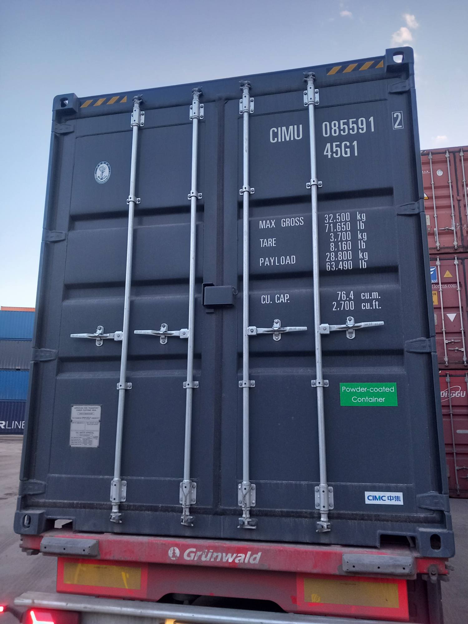 Морской контейнер CIMU0855912
