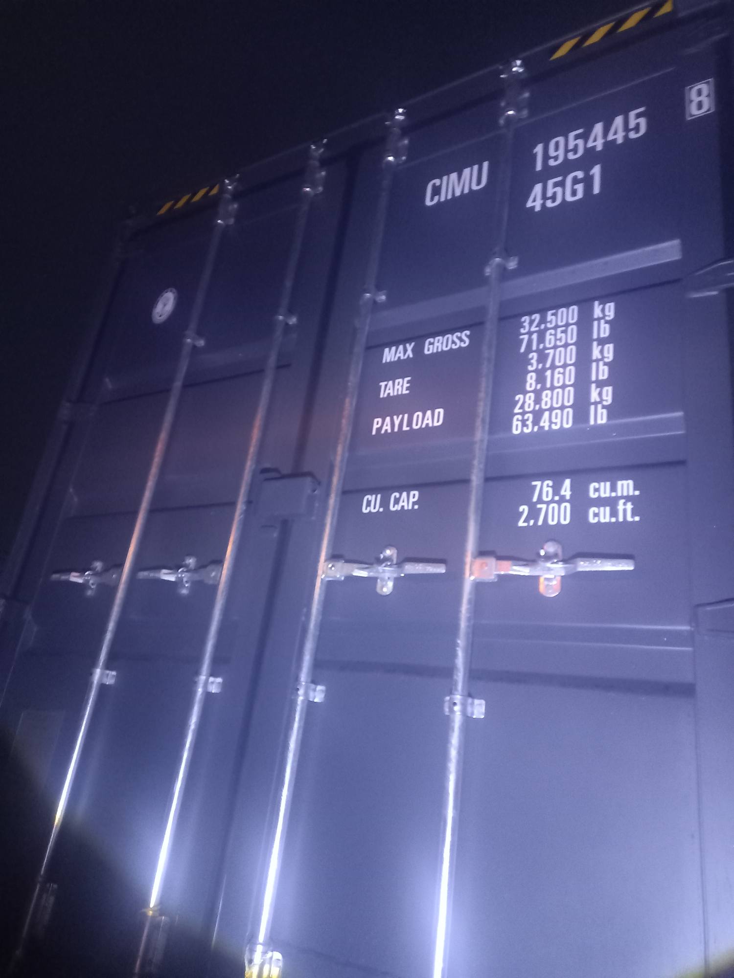 Морской контейнер CIMU1954458