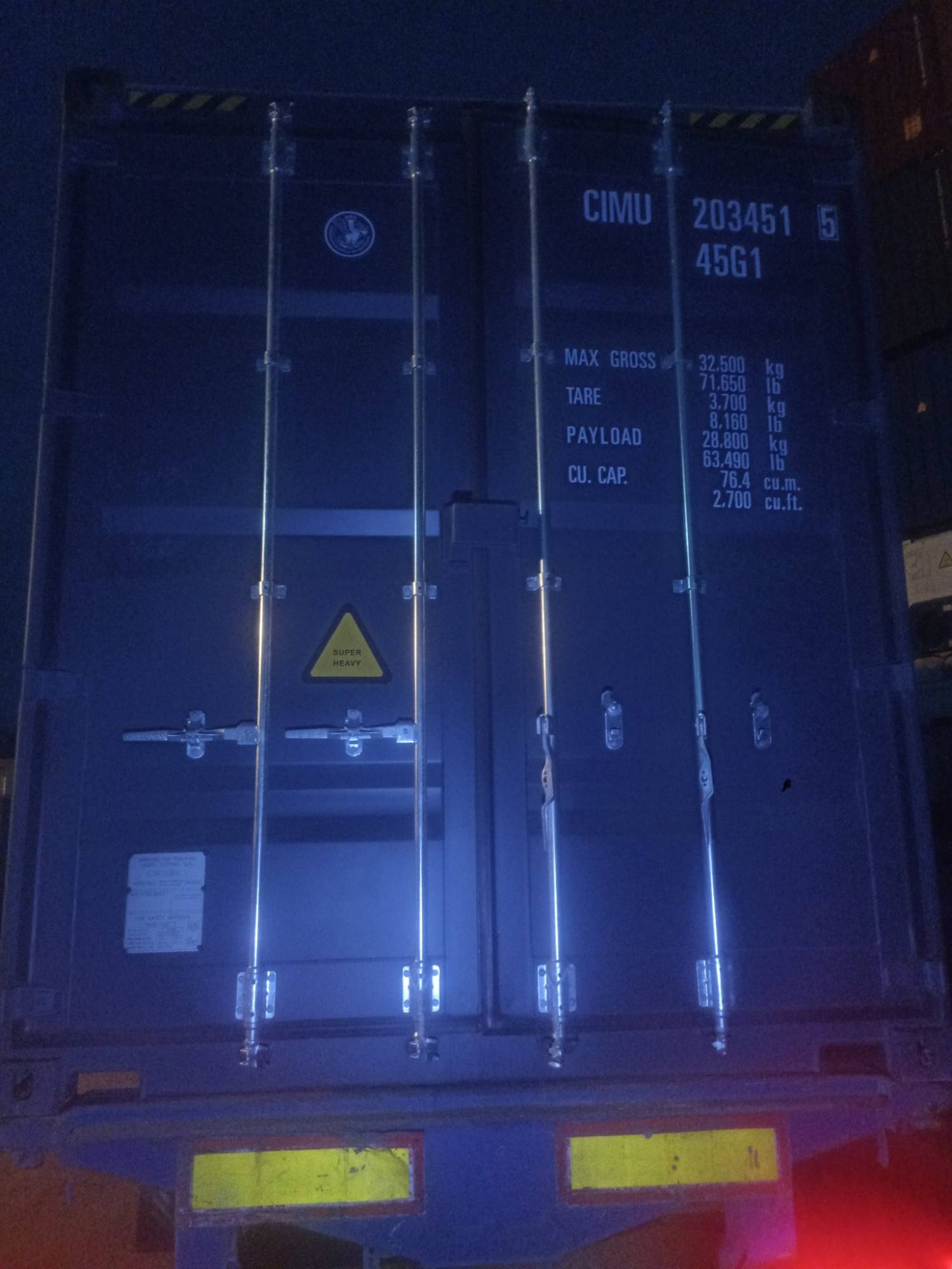 Морской контейнер CIMU2034515
