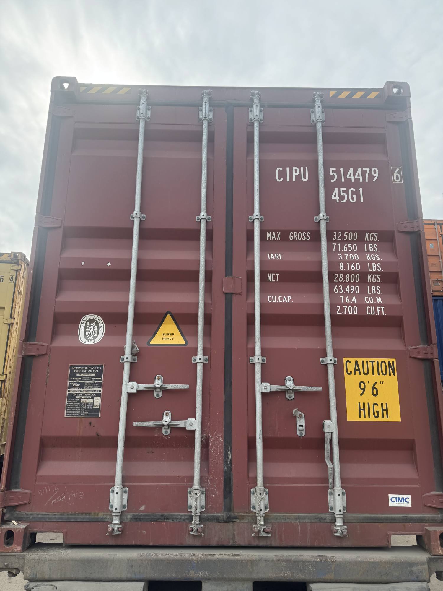 Морской контейнер CIPU5144796