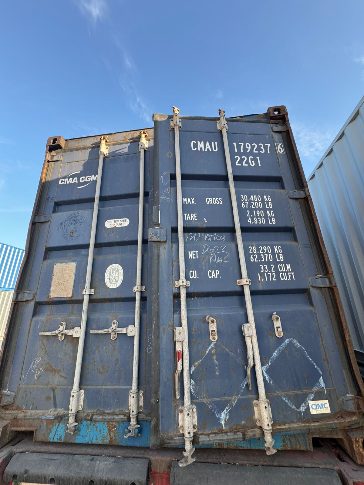 Морской контейнер CMAU1792376