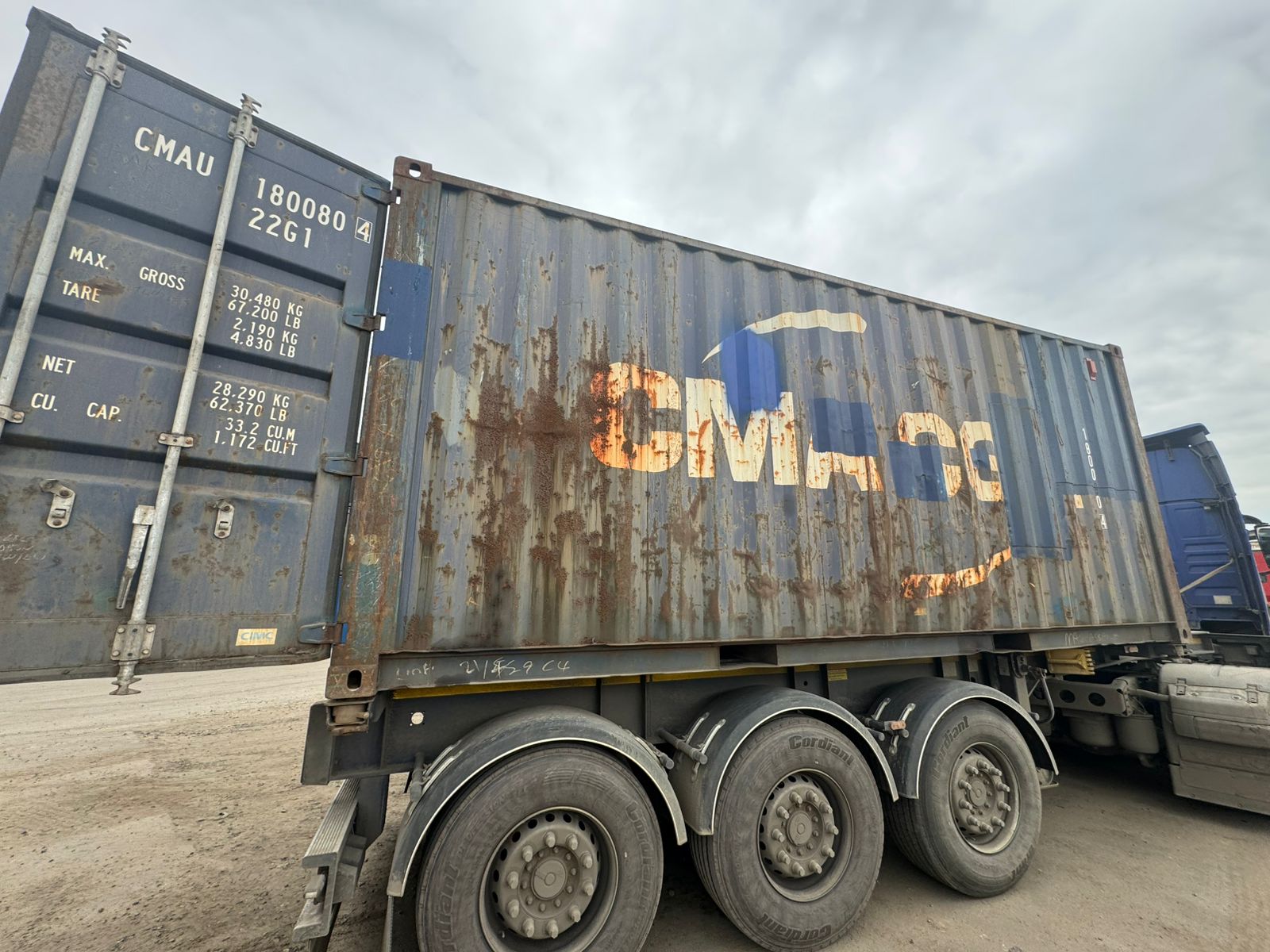Морской контейнер CMAU1800804