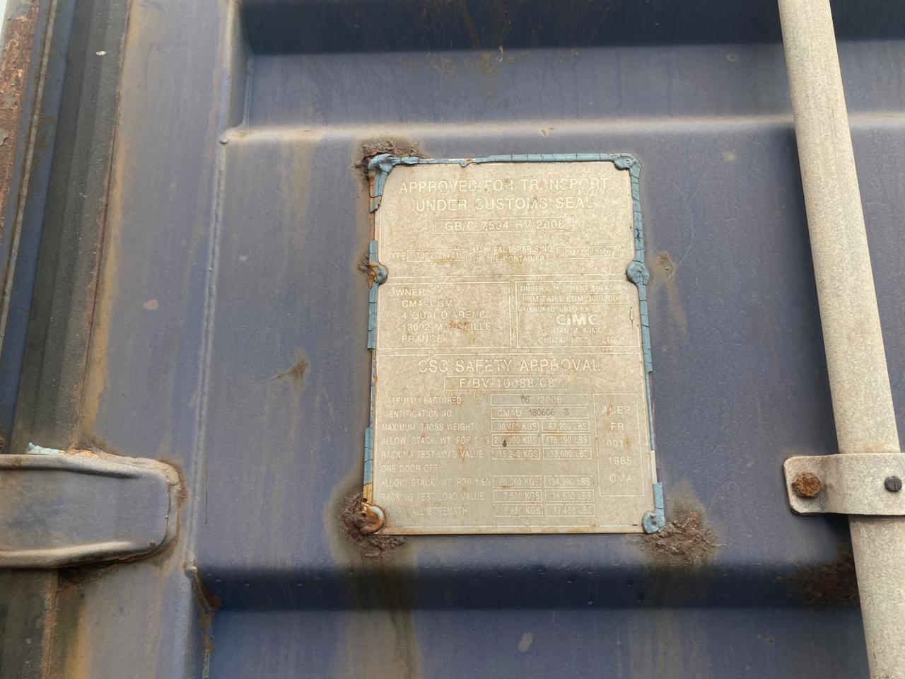 Морской контейнер CMAU1806063