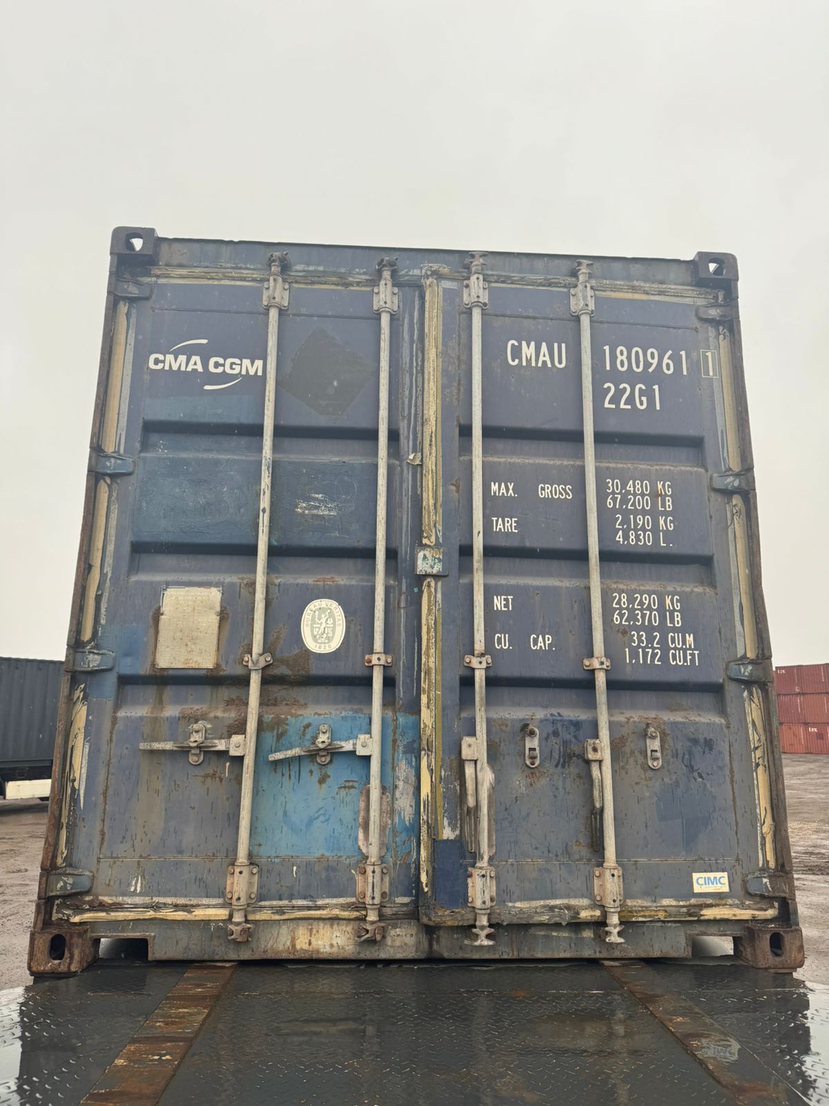 Морской контейнер CMAU1809611