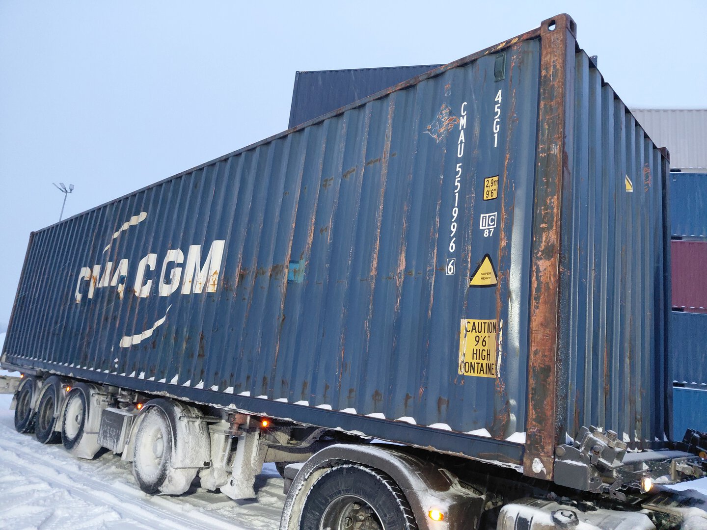 Морской контейнер CMAU5519966