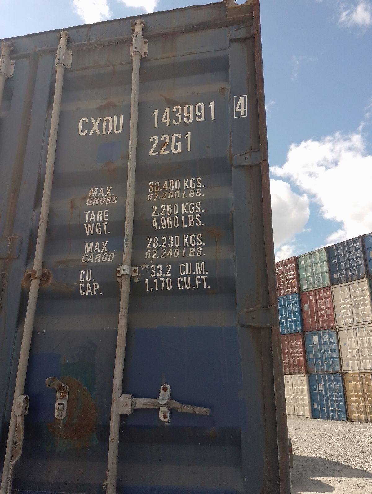 Морской контейнер CXDU1439914