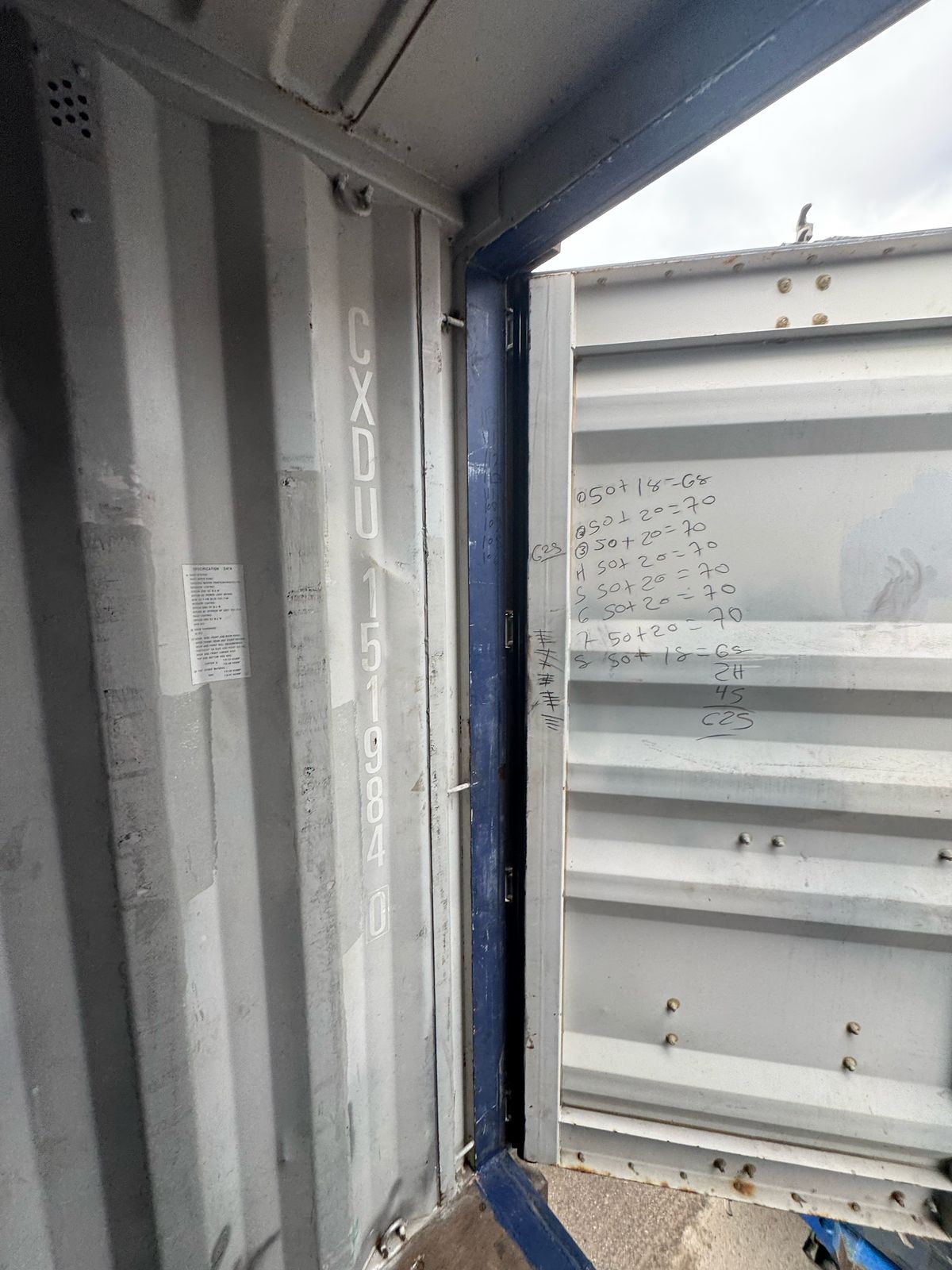 Морской контейнер CXDU1519840