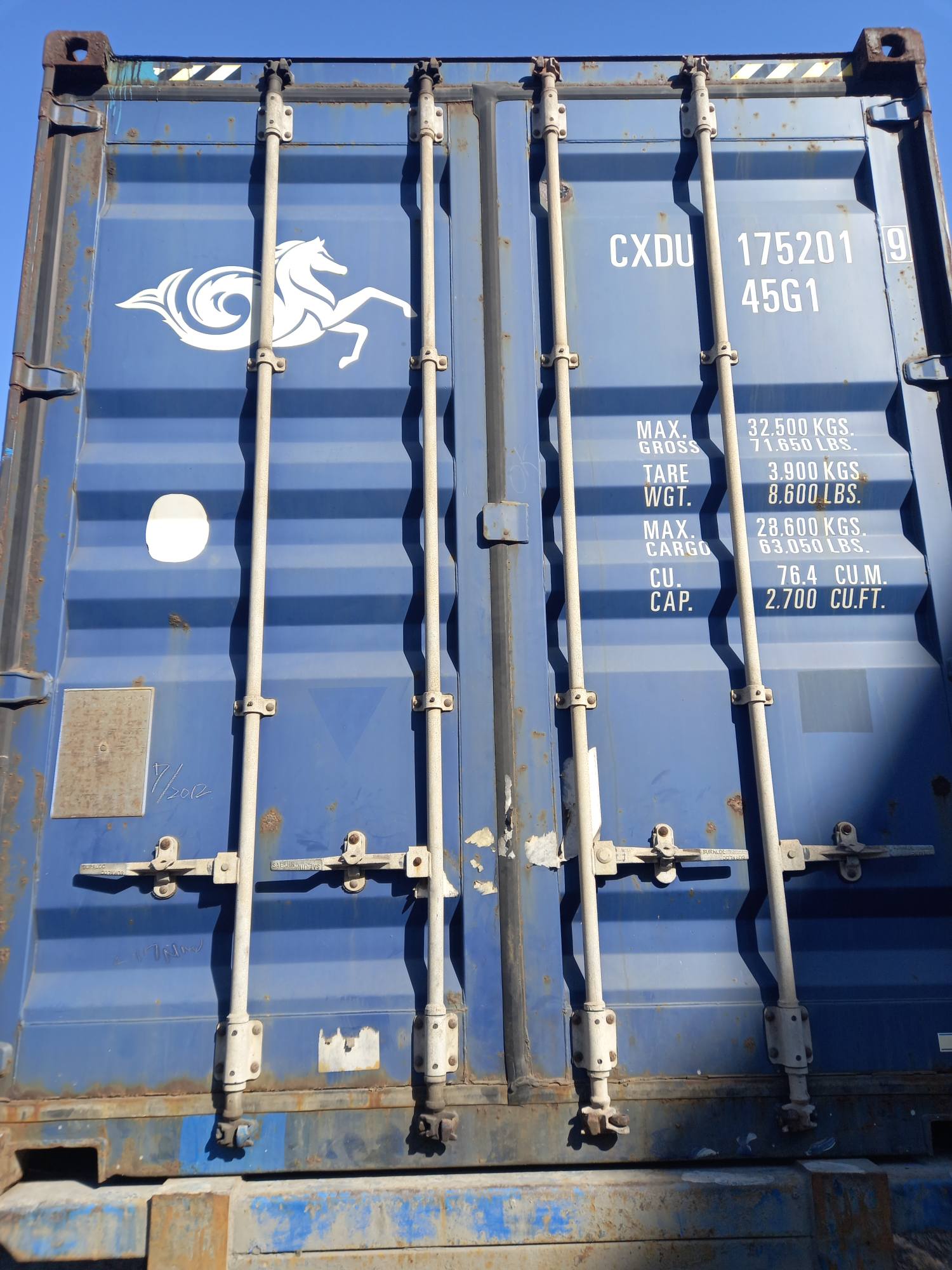 Морской контейнер CXDU1752019