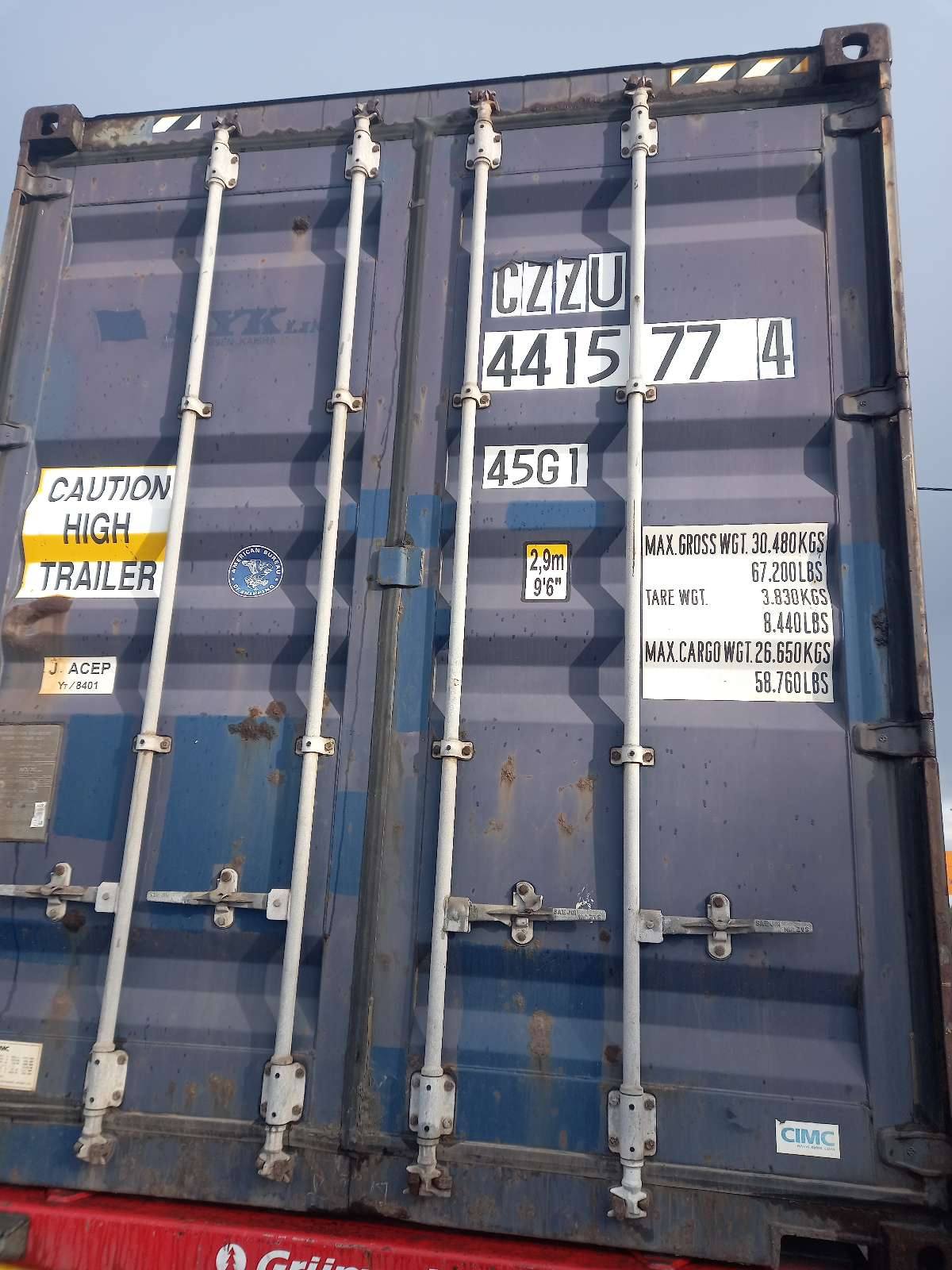 Морской контейнер CZZU4415774