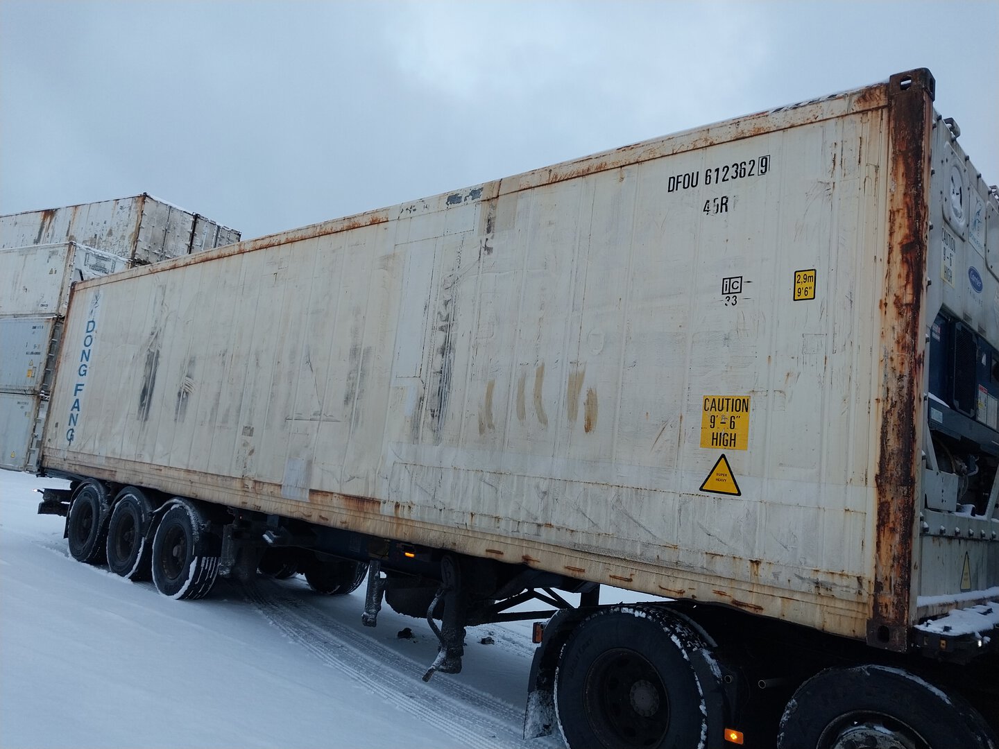 Морской контейнер DFOU6123629
