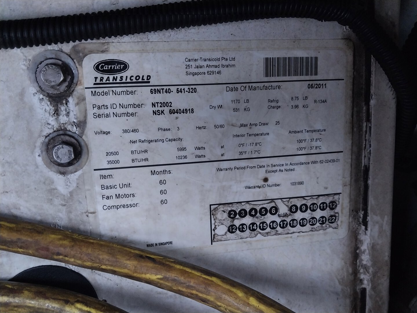 Морской контейнер DFOU6123629