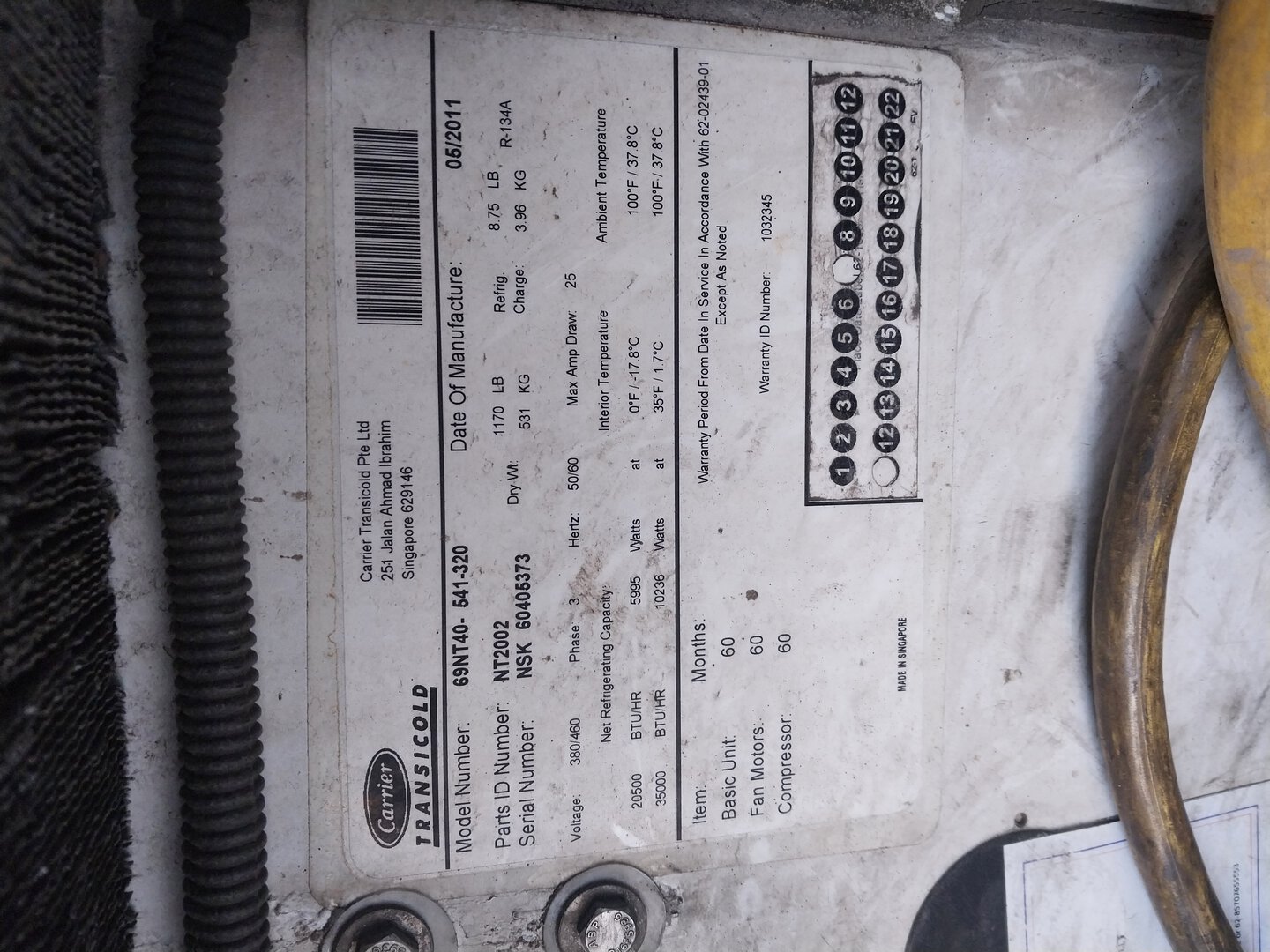 Морской контейнер DFOU6126567