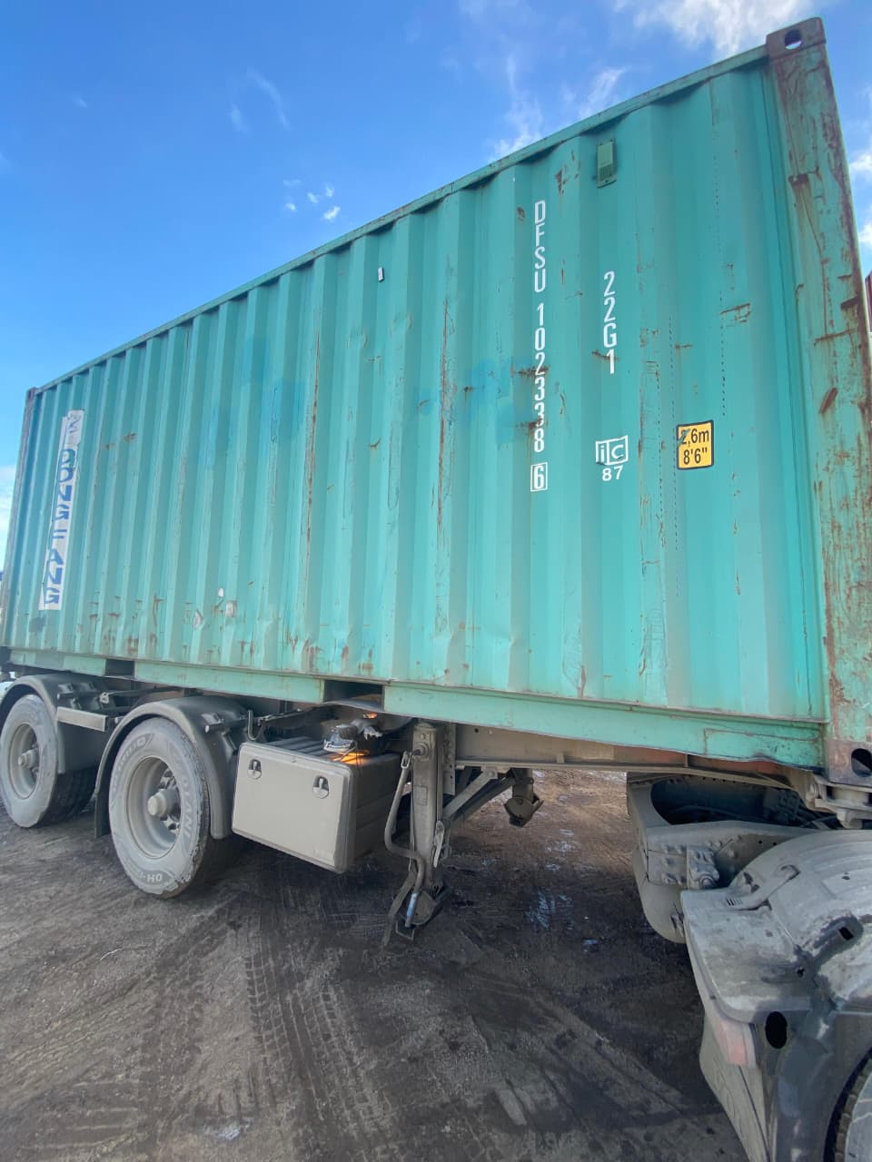 Морской контейнер DFSU1023386