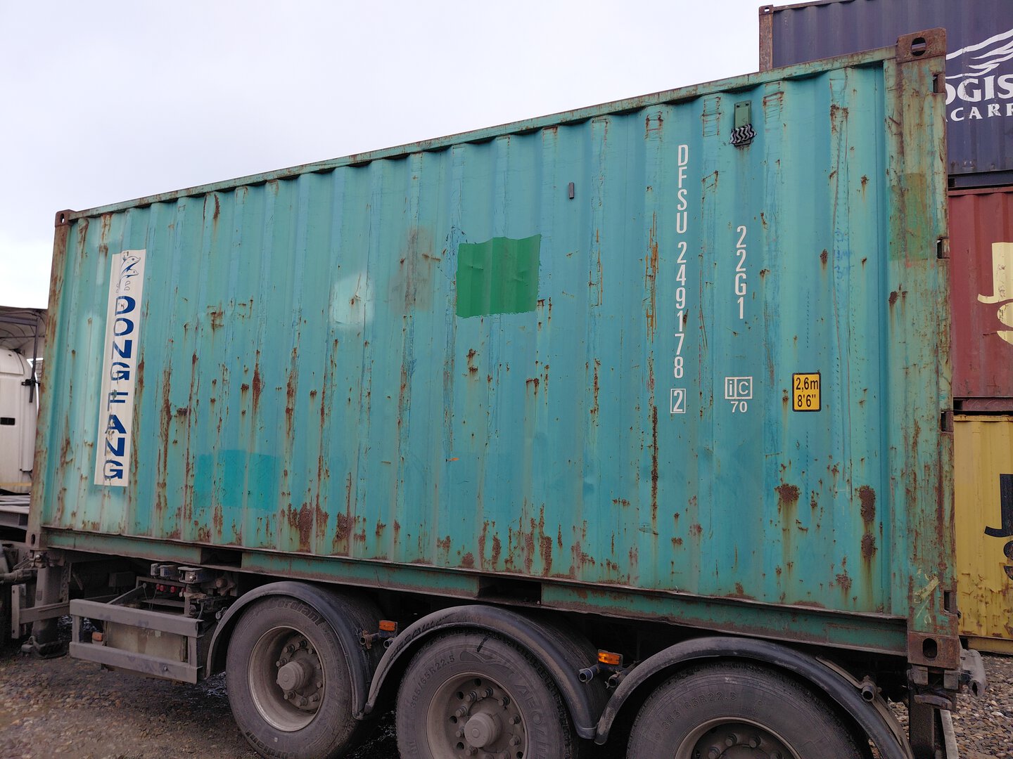 Морской контейнер DFSU2491782