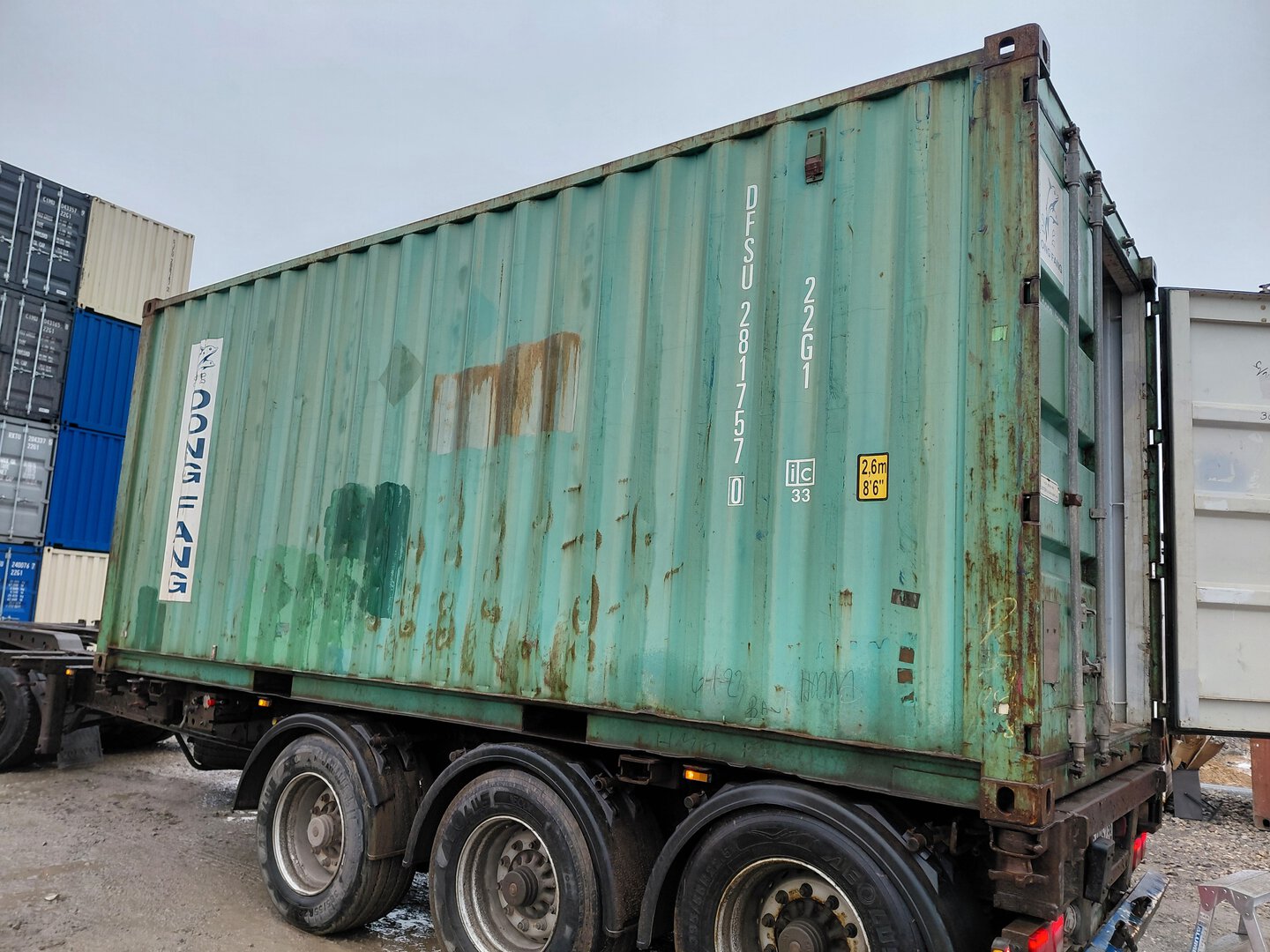 Морской контейнер DFSU2817570