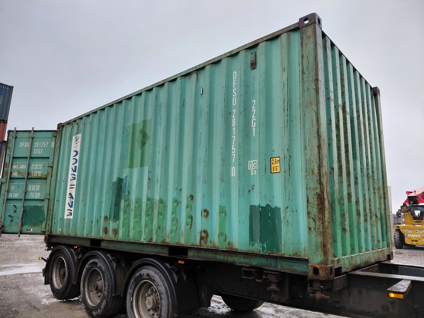 Морской контейнер DFSU2817570