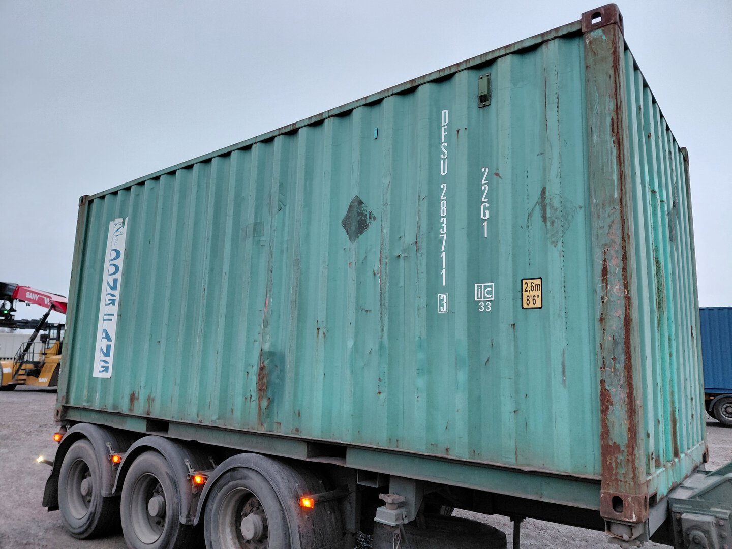 Морской контейнер DFSU2837113