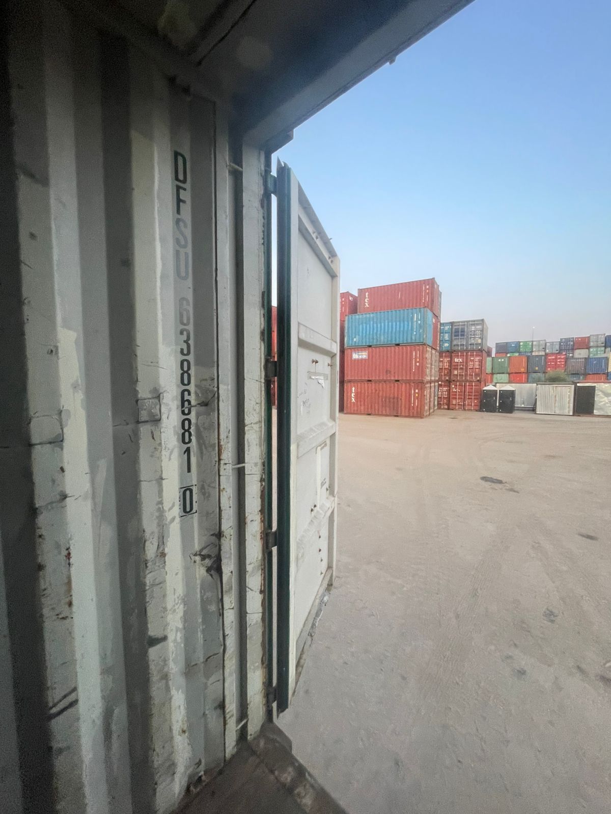 Морской контейнер DFSU6386810