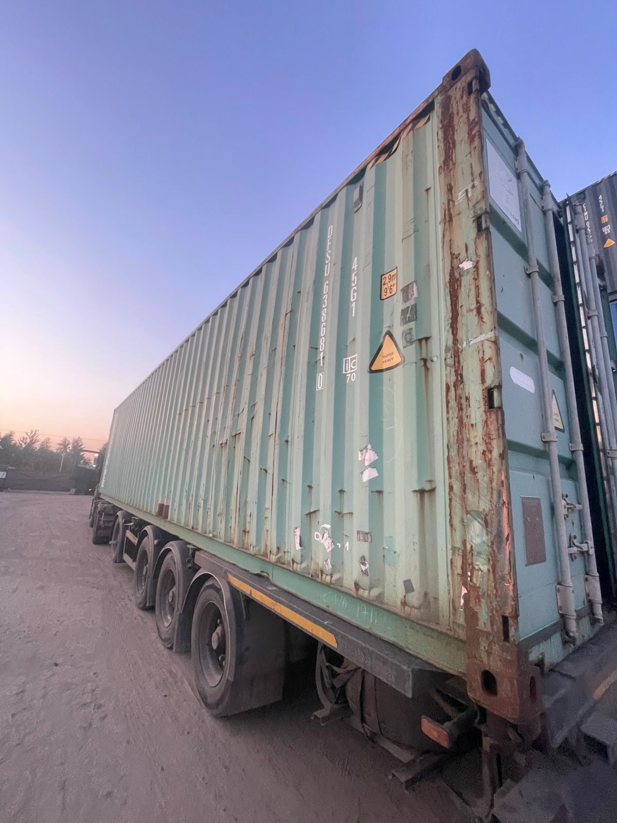 Морской контейнер DFSU6386810