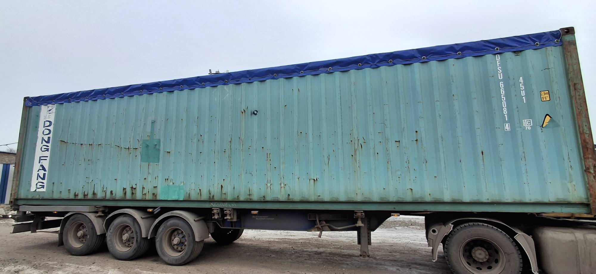 Морской контейнер DFSU6650814