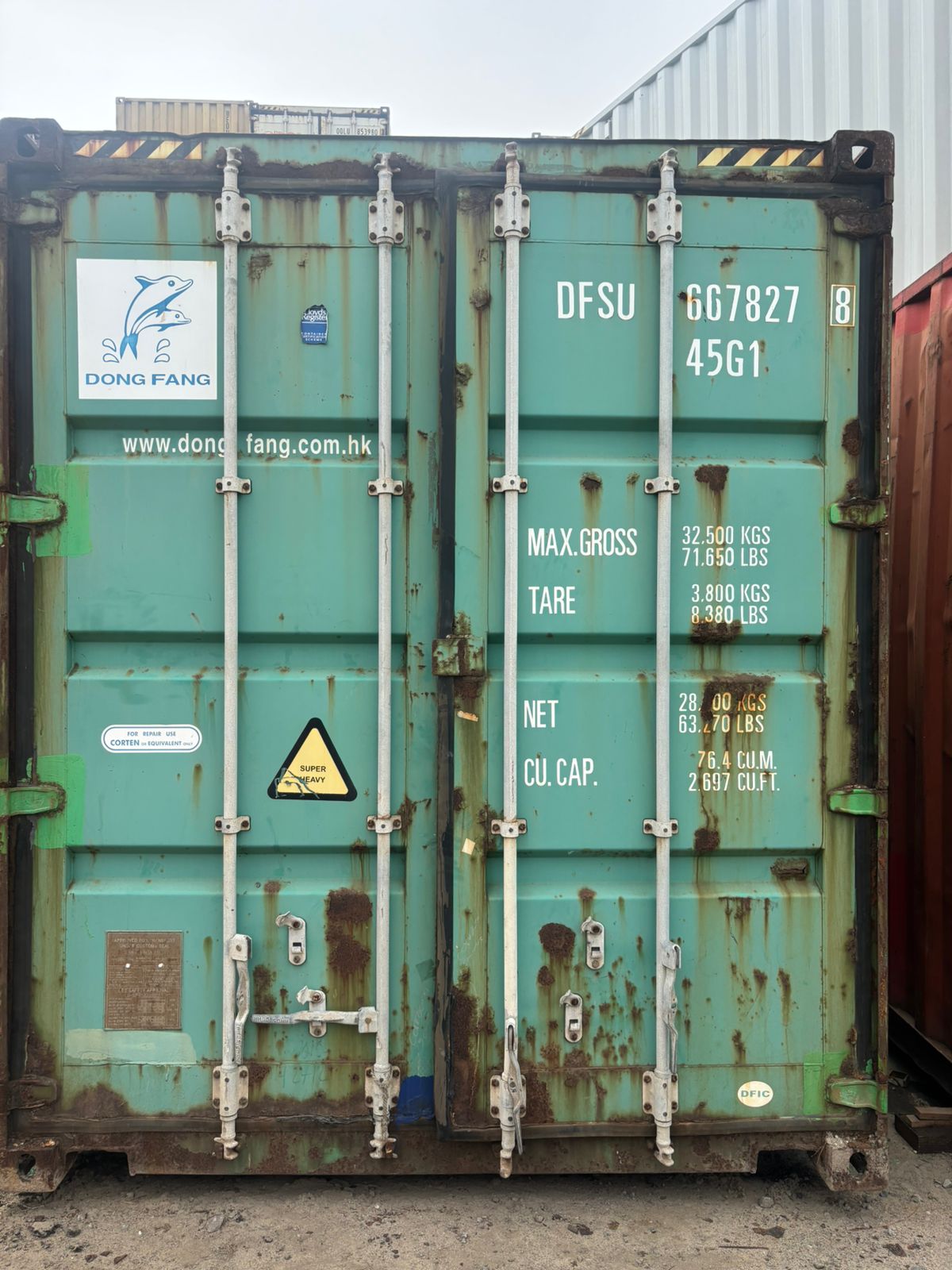 Морской контейнер DFSU6678278