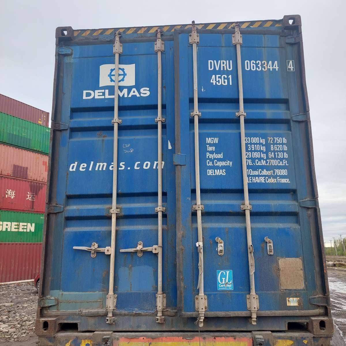 Морской контейнер DVRU0633444