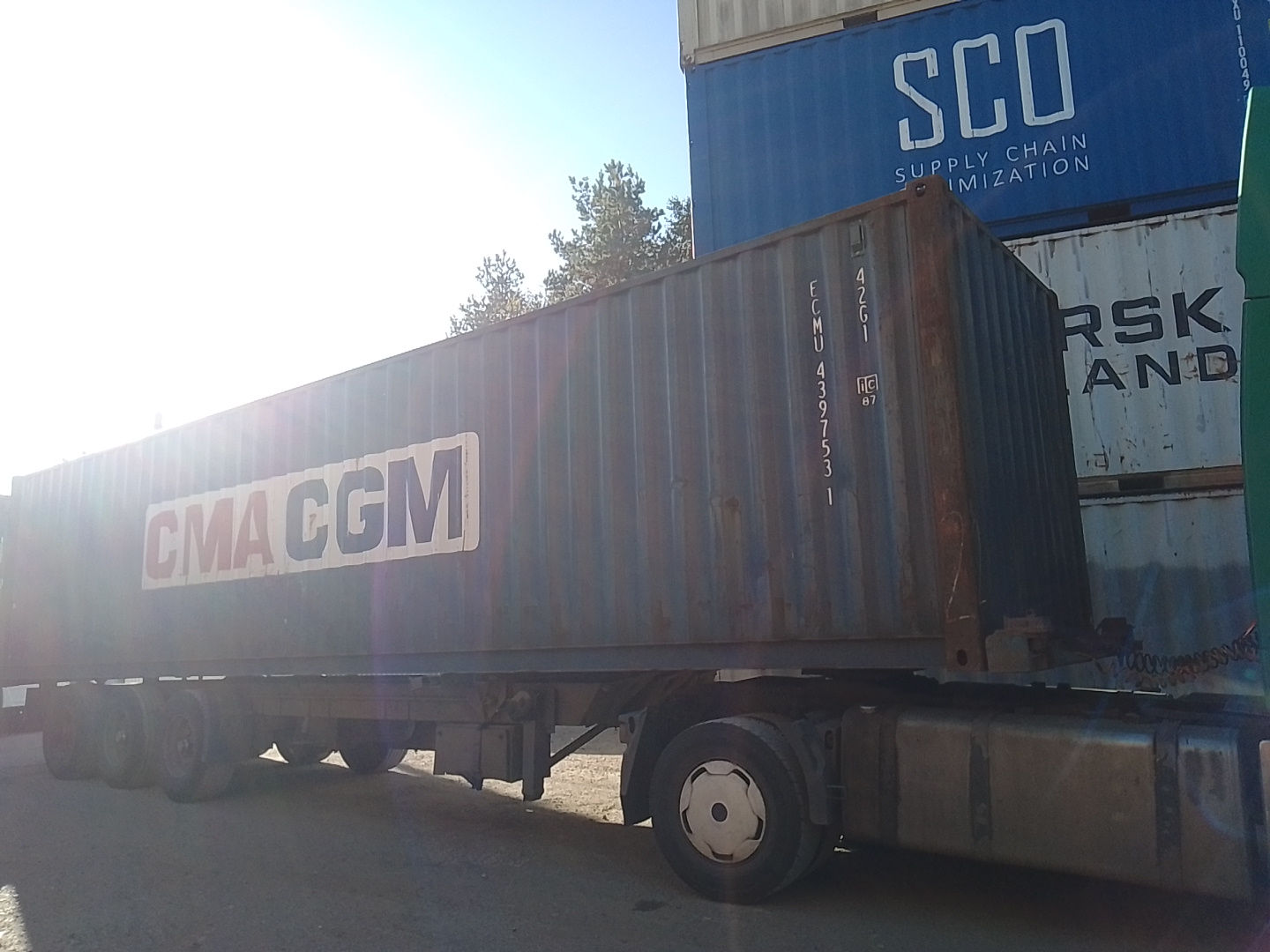 Морской контейнер ECMU4397531