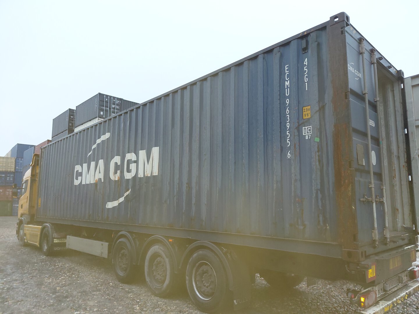 Морской контейнер ECMU9639556