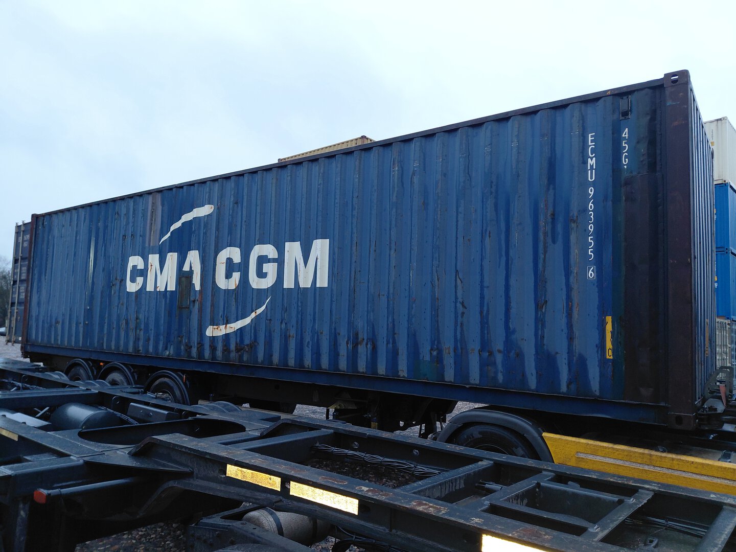 Морской контейнер ECMU9639556