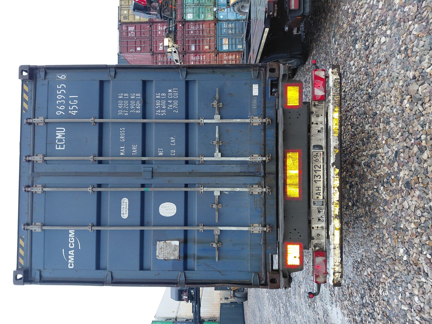Морской контейнер ECMU9639556