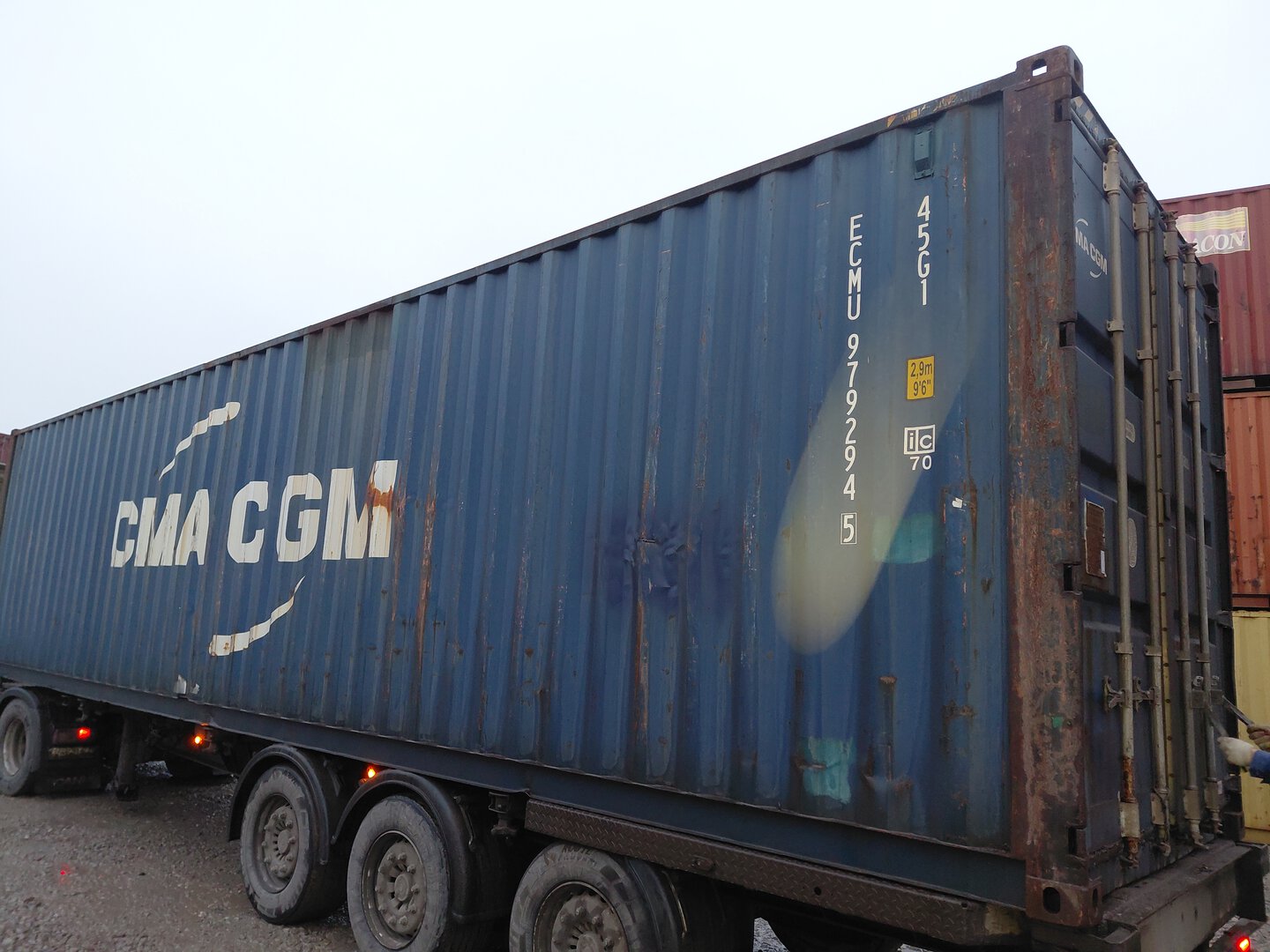 Морской контейнер ECMU9792945