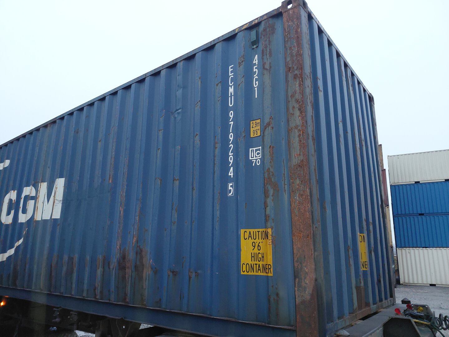 Морской контейнер ECMU9792945