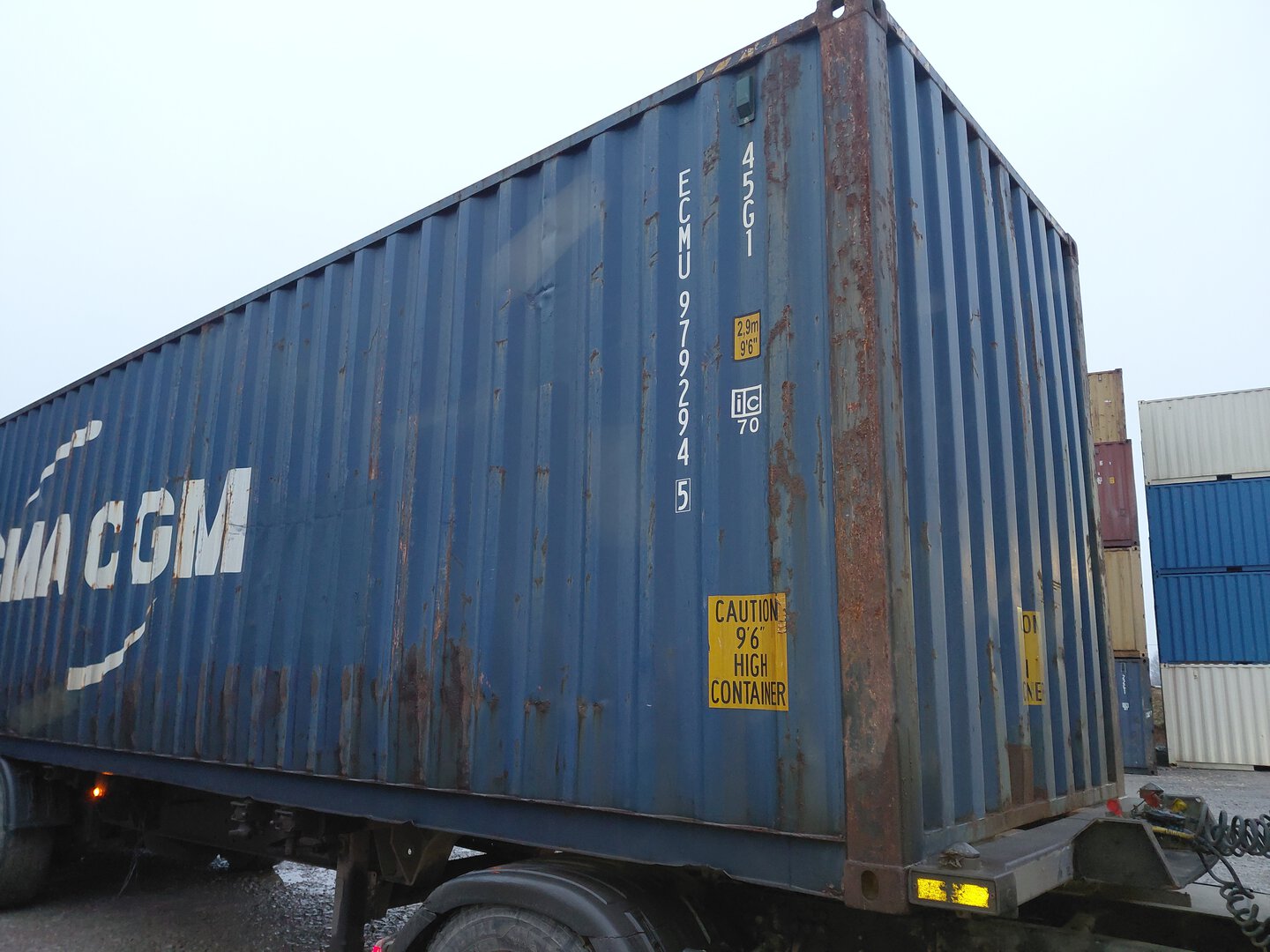 Морской контейнер ECMU9792945