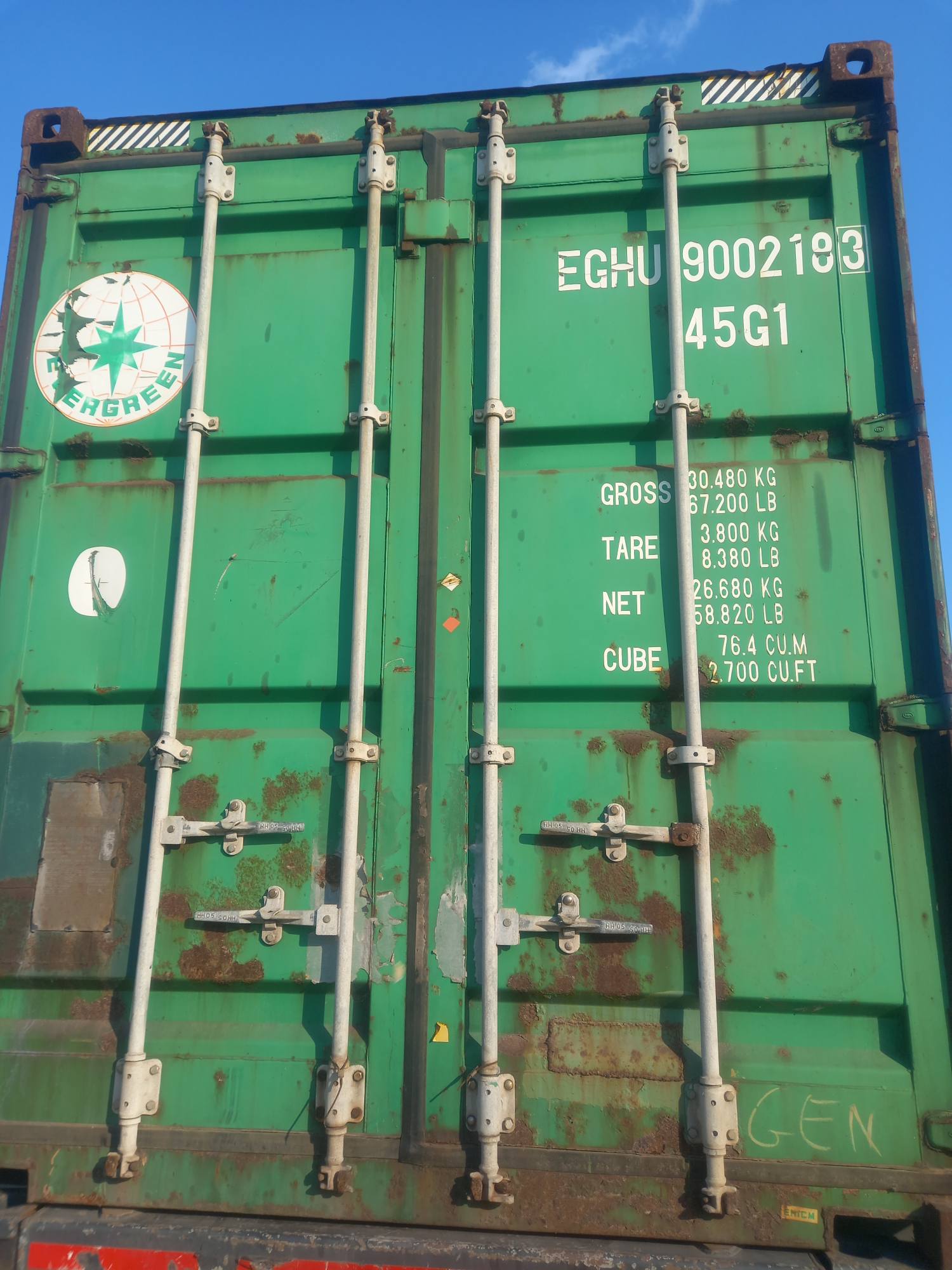 Морской контейнер EGHU9002183