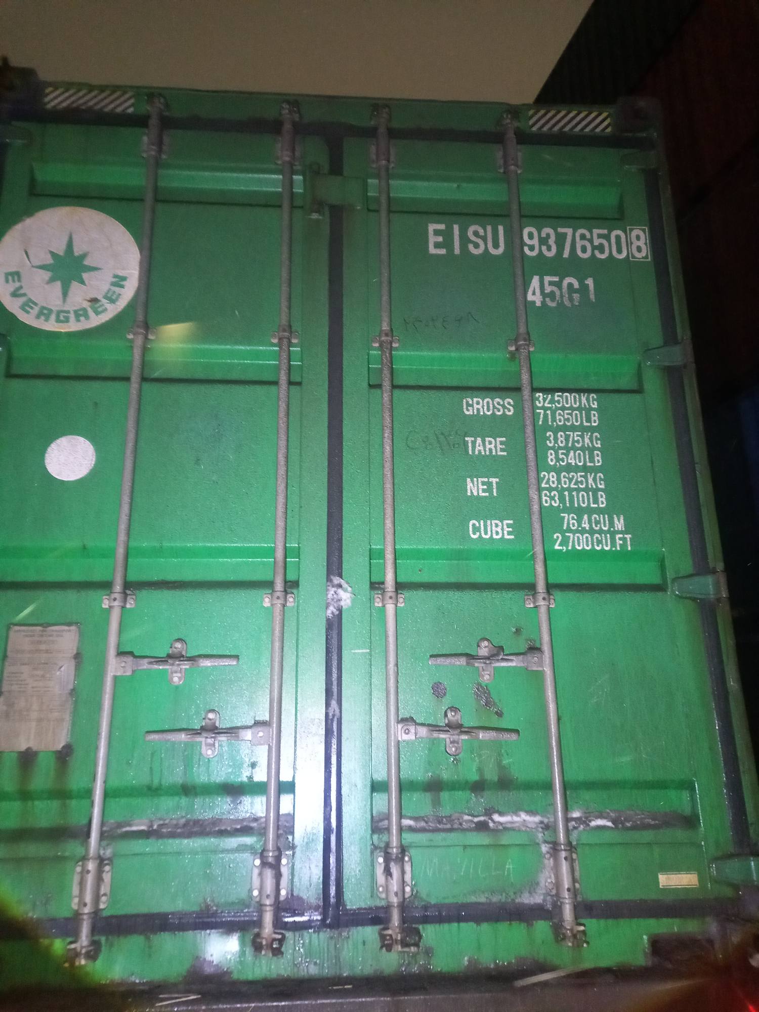 Морской контейнер EISU9376508