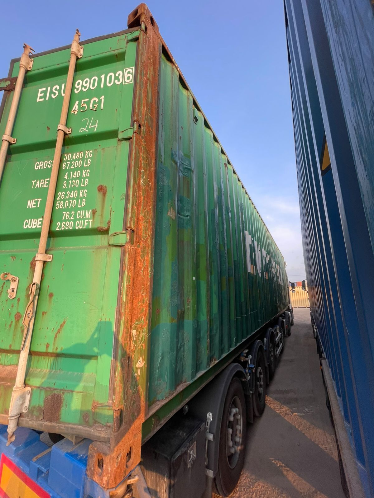 Морской контейнер EISU9901036