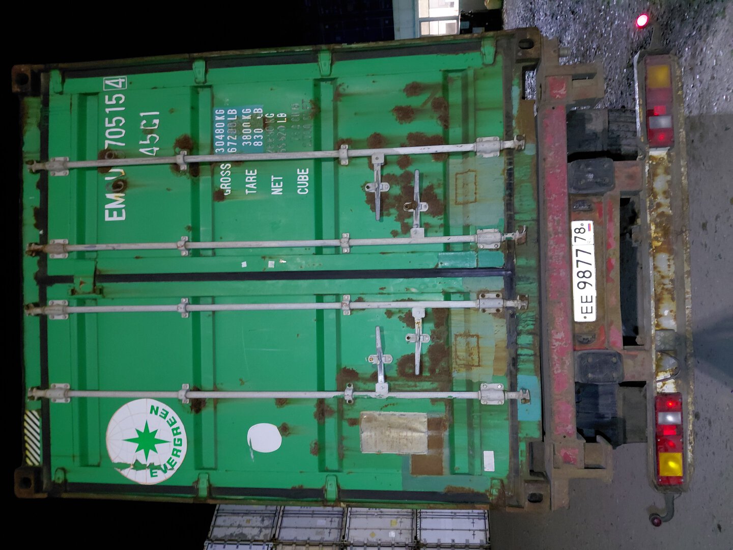 Морской контейнер EMCU9705154