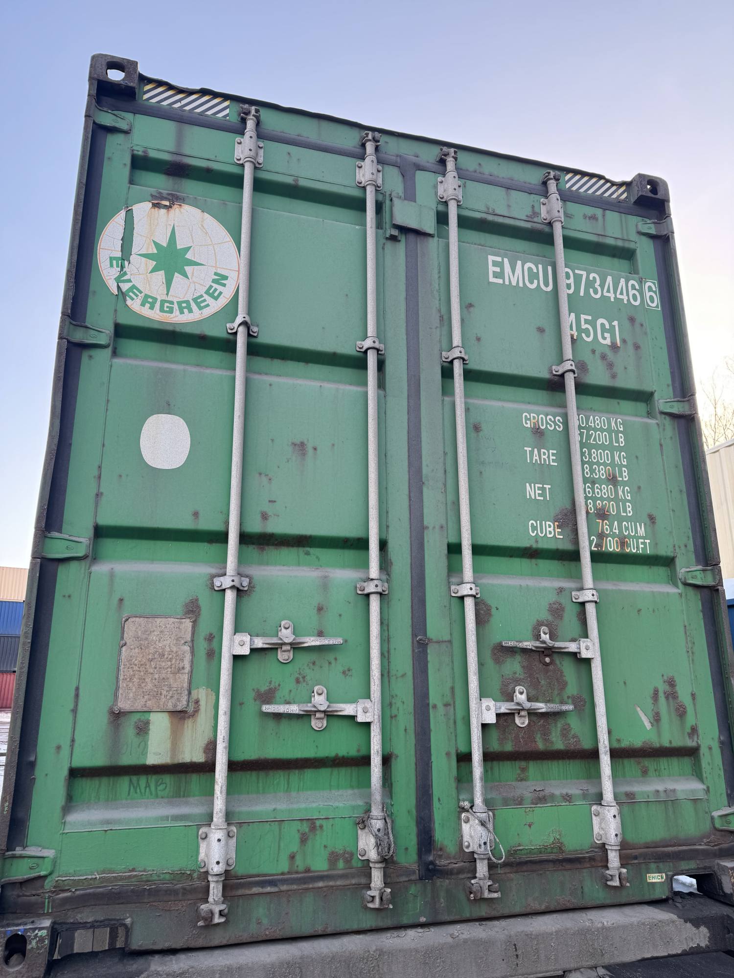 Морской контейнер EMCU9734466