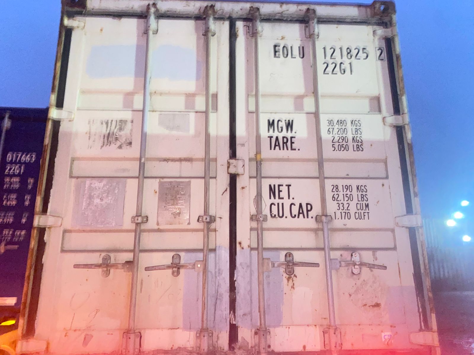 Морской контейнер EOLU1218252