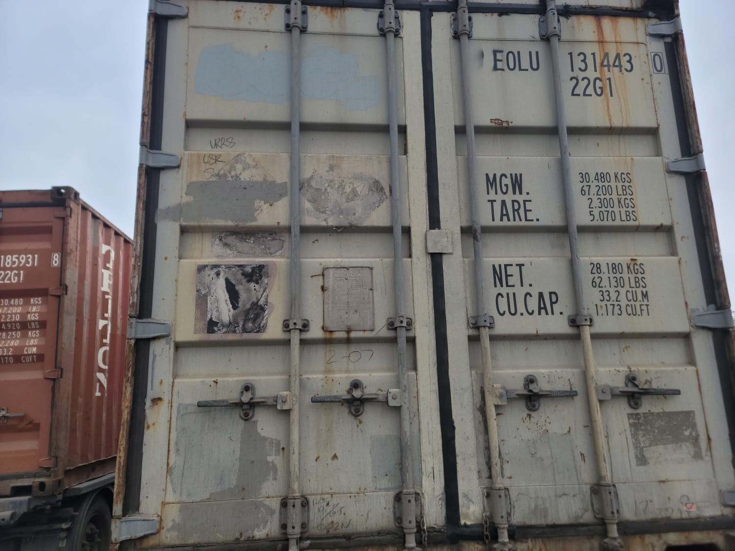 Морской контейнер EOLU1314430
