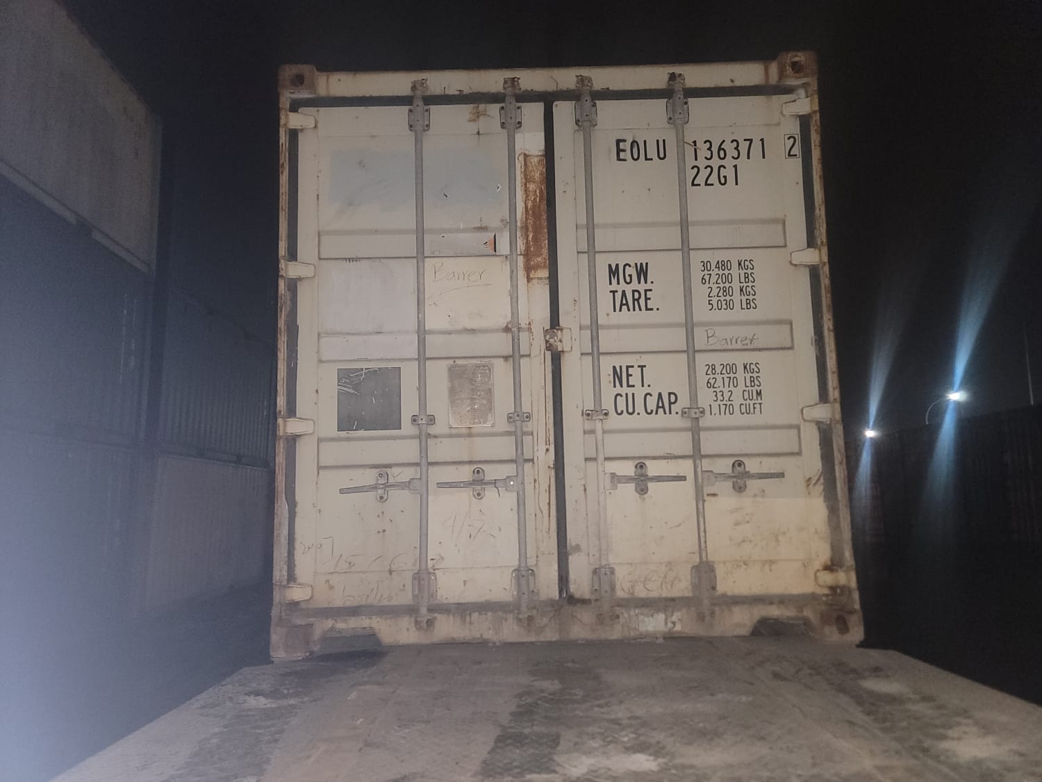 Морской контейнер EOLU1363712