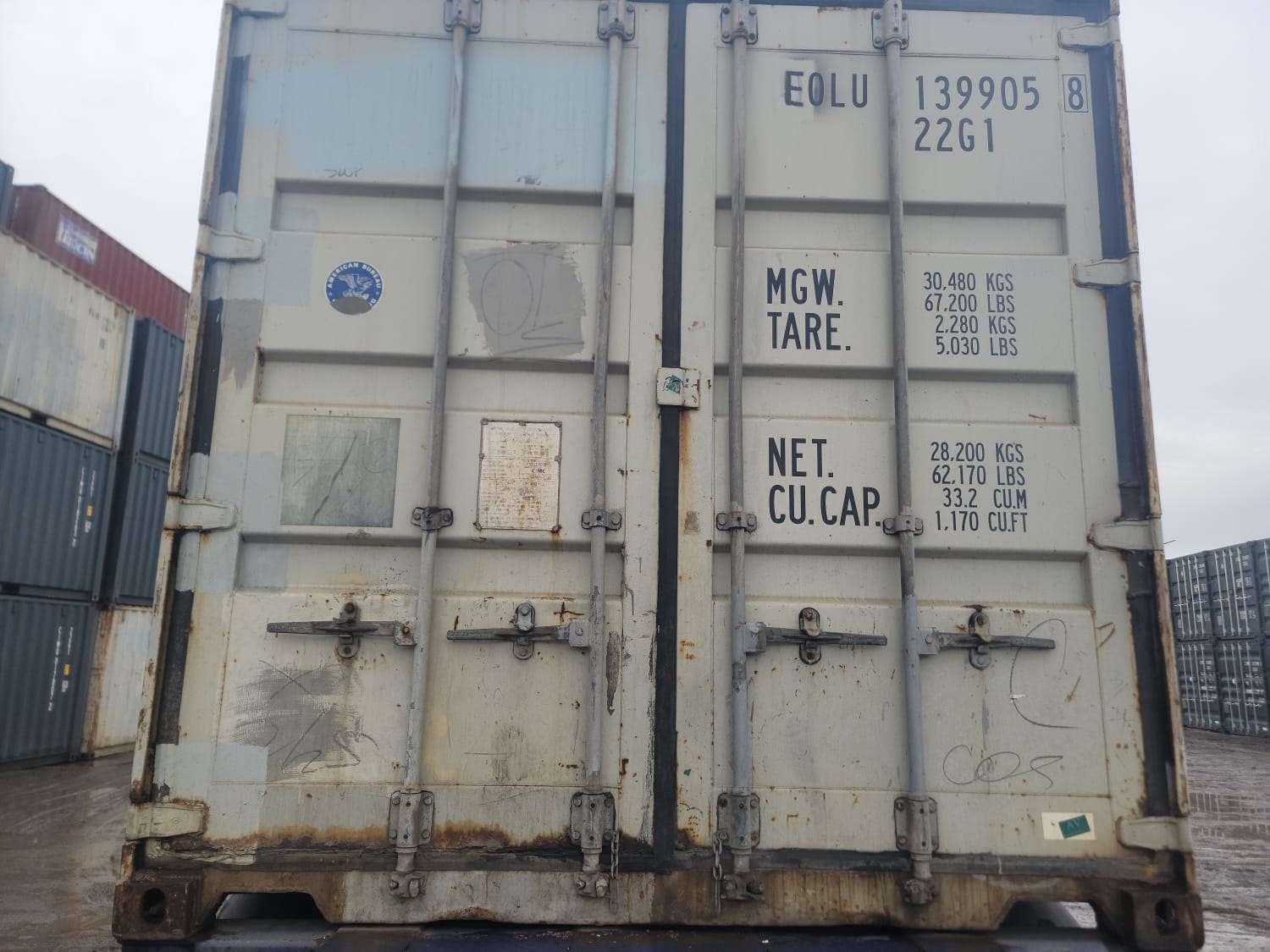 Морской контейнер EOLU1399058