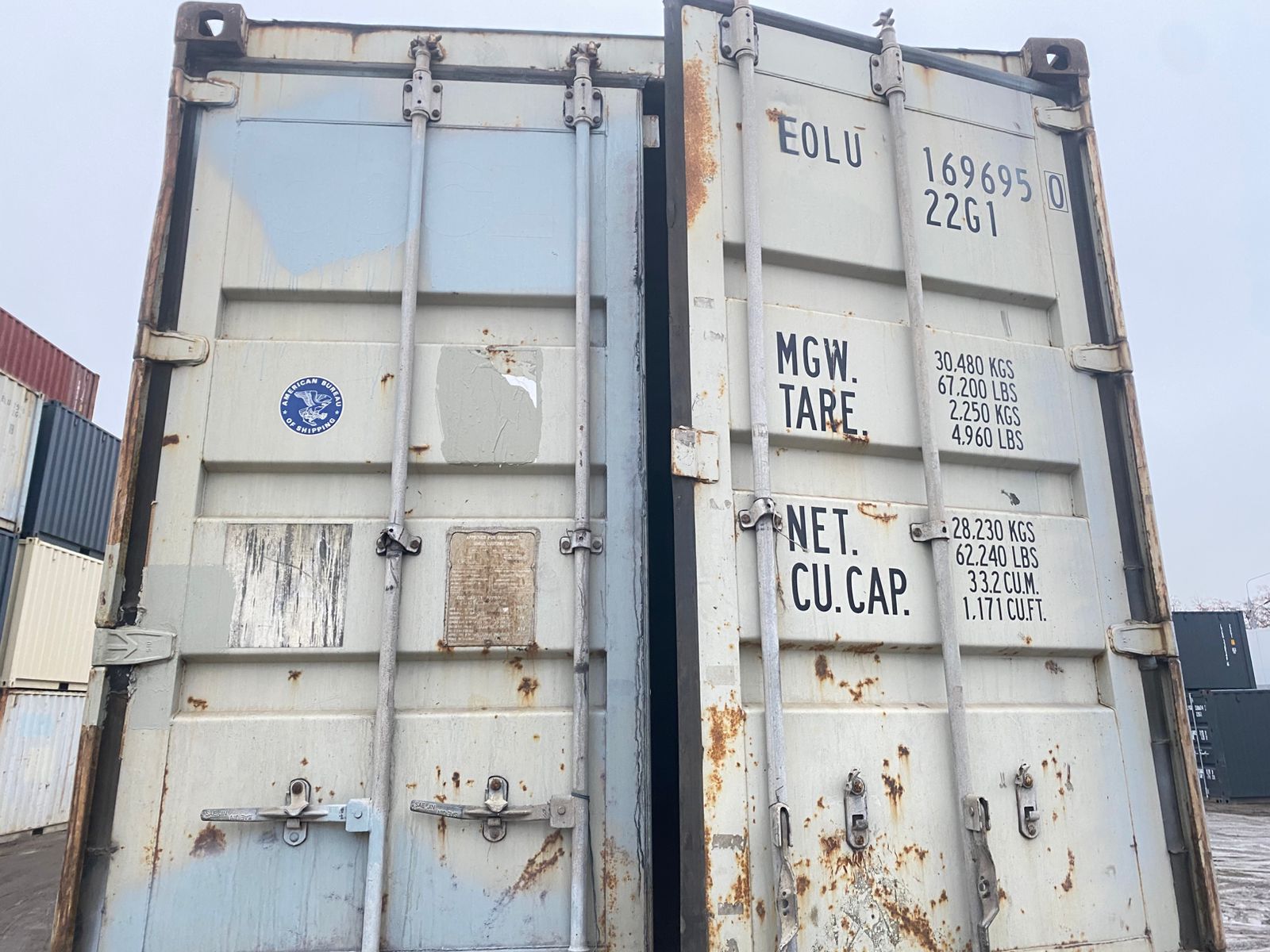 Морской контейнер EOLU1696950