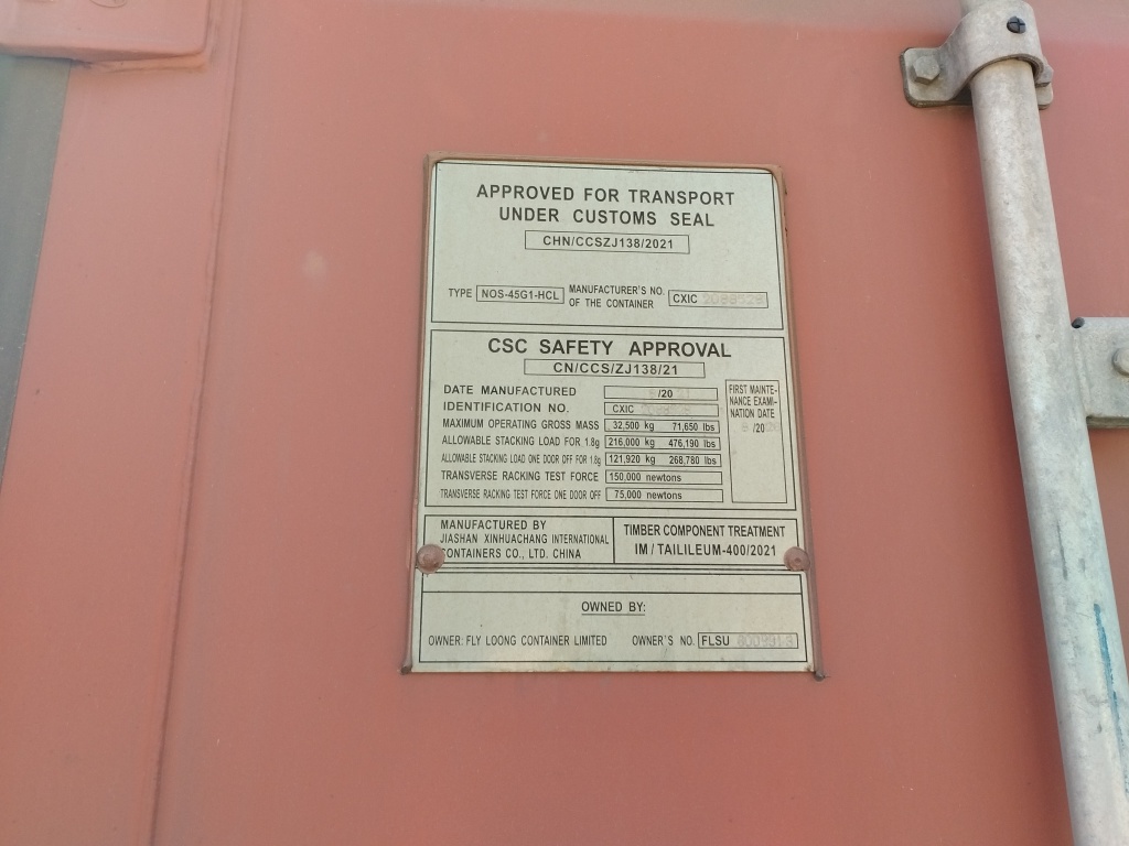 Морской контейнер FLSU6009913