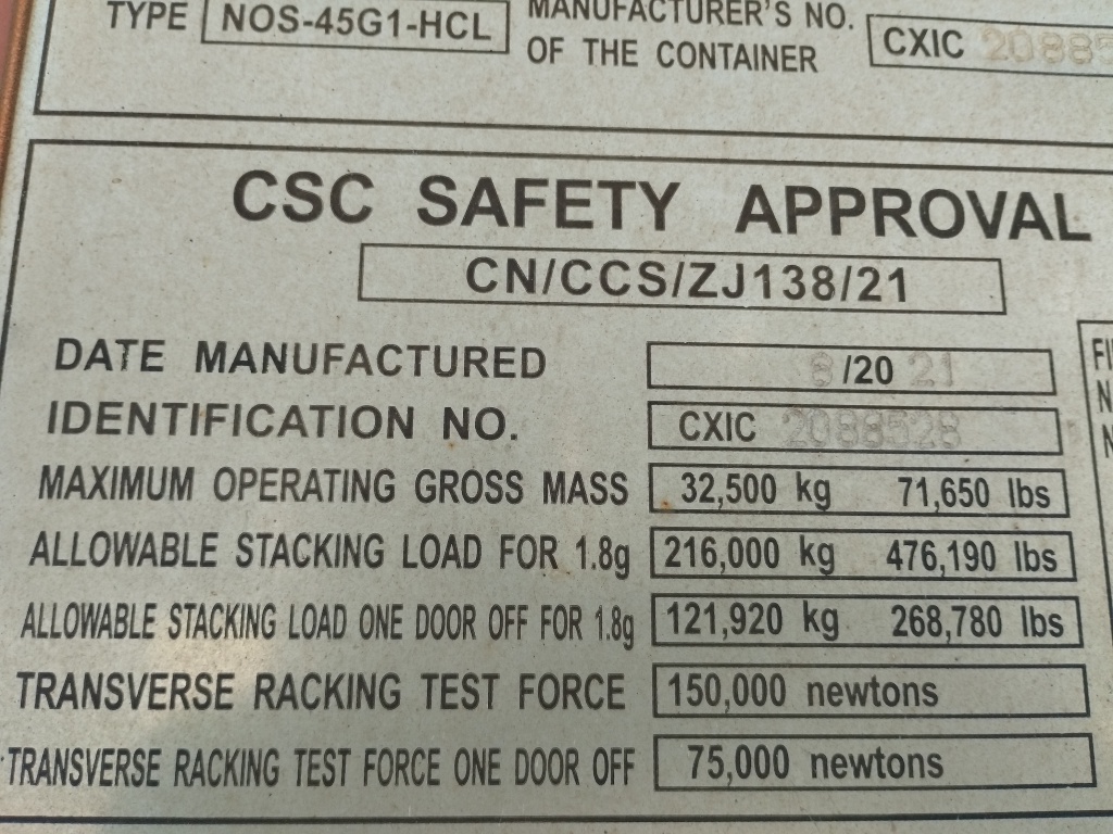 Морской контейнер FLSU6009913